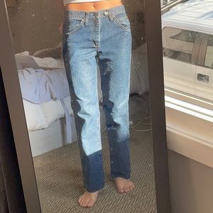 Low waisted wrangler jeans